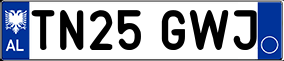 Truck License Plate